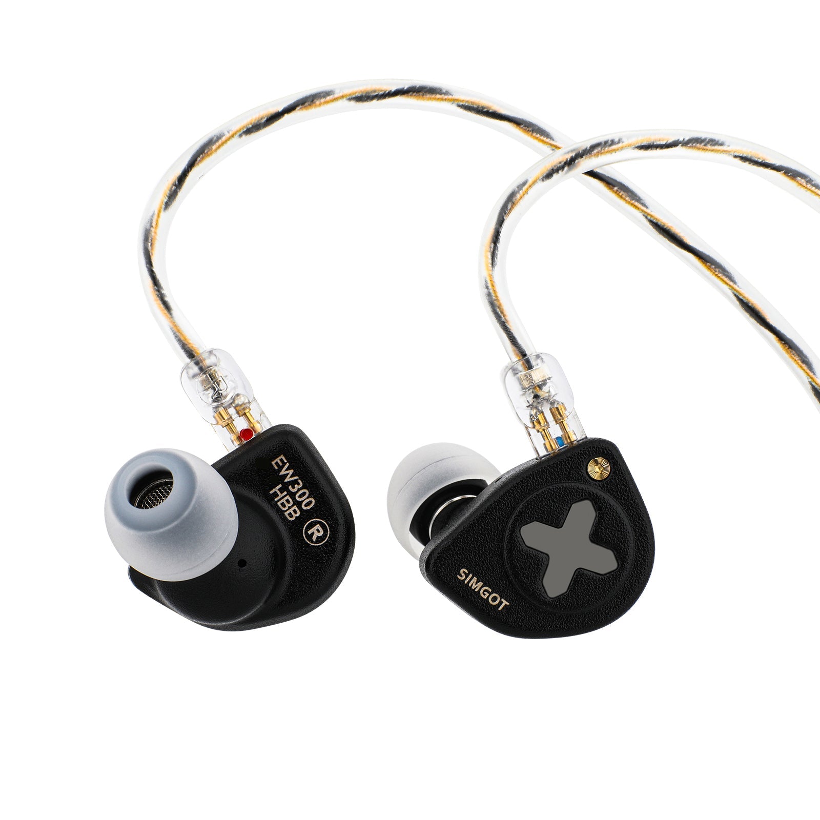 SIMGOT EW300 | 1DD+1Planar+1PZT Tribrid Driver IEMs