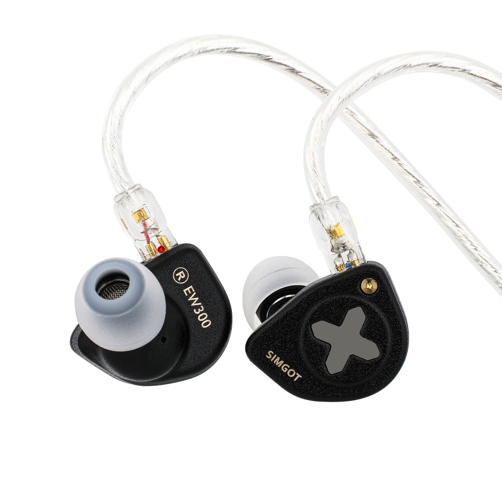 SIMGOT EW300 | 1DD+1Planar+1PZT Tribrid Driver IEMs