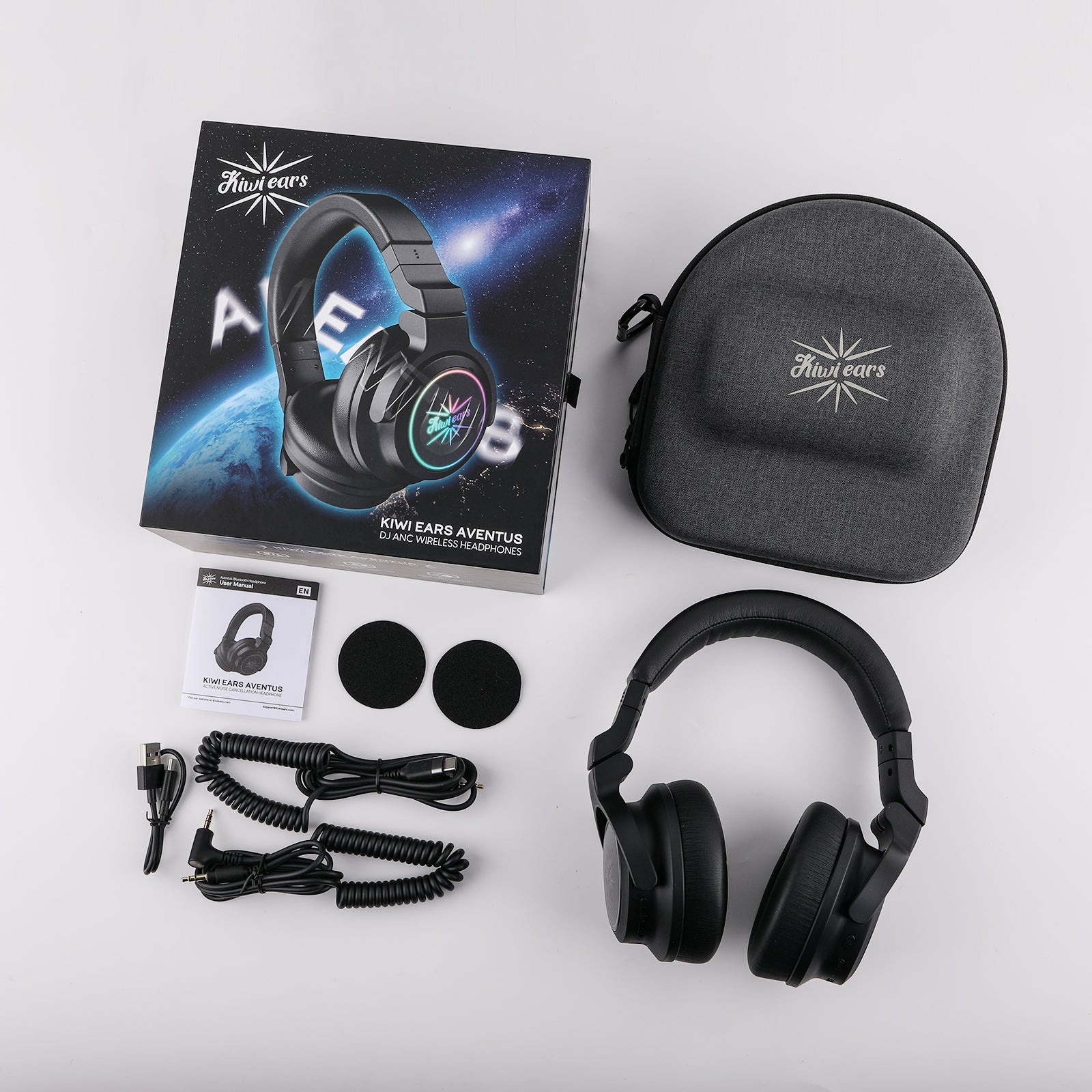 Kiwi Ears Aventus | Bluetooth Coaxial Driver DJ and Gaming Headphones